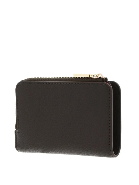 METALLIC SOFT Small leather wallet mud - Women&rsquo;s Wallets