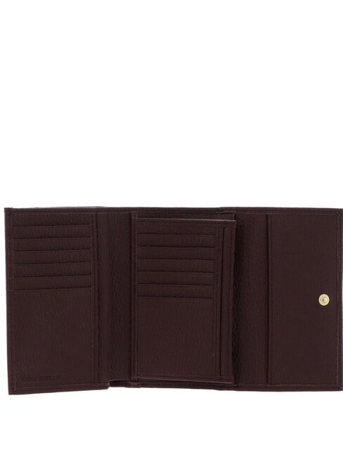 METALLIC SOFT Hammered leather bifold wallet berry - Women&rsquo;s Wallets
