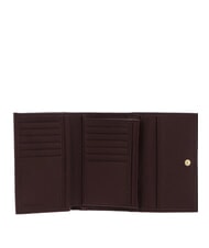 COCCINELLE METALLIC SOFT Hammered leather bifold wallet berry - Women&rsquo;s Wallets - 2