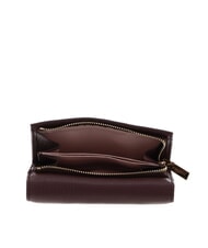 COCCINELLE METALLIC SOFT Hammered leather bifold wallet berry - Women&rsquo;s Wallets - 3