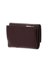 COCCINELLE METALLIC SOFT Hammered leather bifold wallet berry - Women&rsquo;s Wallets - 4