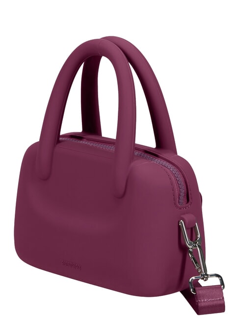 JELLYPOP Mini silicone bag, with shoulder strap iced berry - Travel Accessories