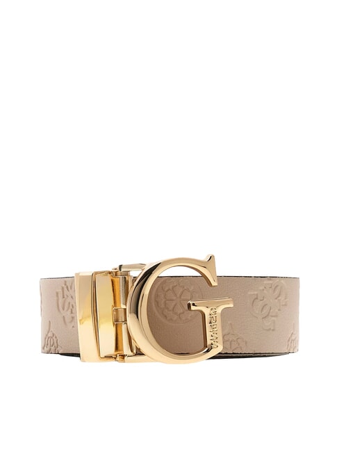 JENA Double-sided belt black/dark taupe - Belts