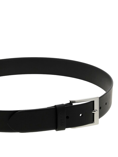LOGO Leather belt BLACK - Belts
