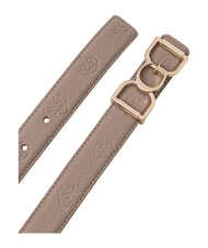 GUESS ANISE Belt dark taupe logo - Belts - 2