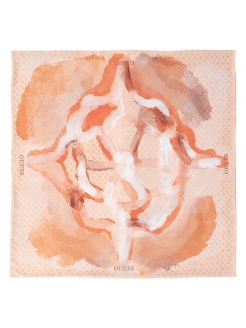 SQUARE Scarf peach - Scarves