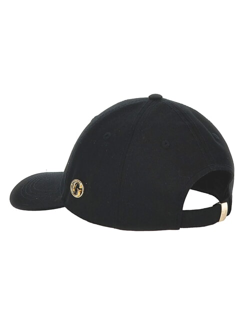 PLAIN GABARDINE Baseball cap BLACK - Hats