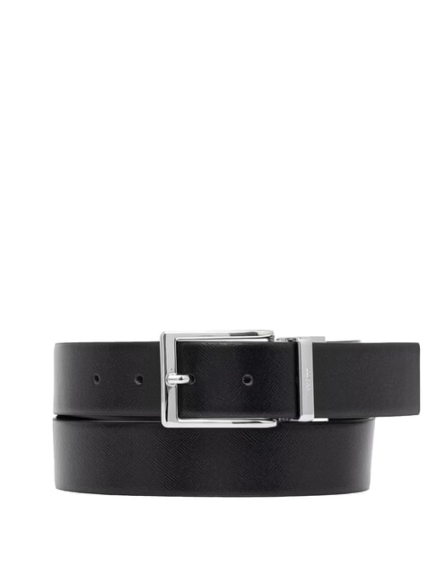 MILANO Leather belt BLACK - Belts