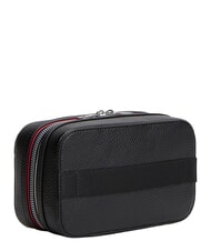 TOMMY HILFIGER TH CENTRAL Knurled beauty case with logo black - Beauty Case - 2