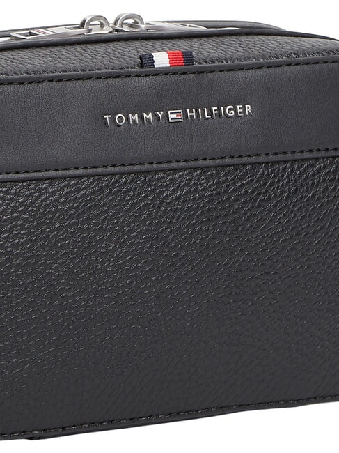 TH CENTRAL Knurled beauty case with logo black - Beauty Case