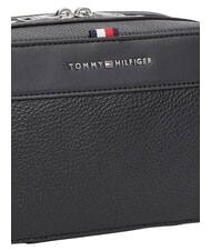 TOMMY HILFIGER TH CENTRAL Knurled beauty case with logo black - Beauty Case - 4