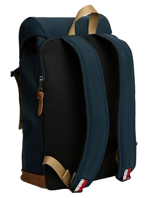 TJM COLORBLOCK Backpack with flap dark night navy - Backpacks & School and Leisure