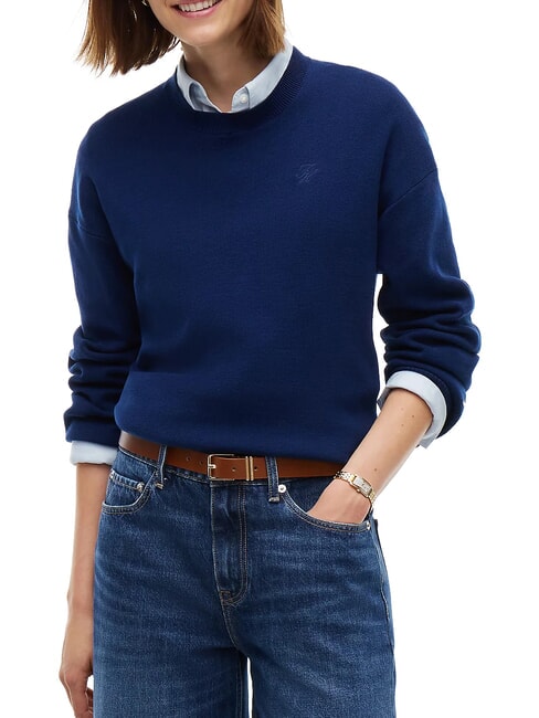 TH SQUARE Leather belt winter cognac - Belts