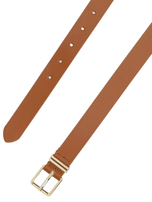 TH SQUARE Leather belt winter cognac - Belts