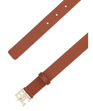 TOMMY HILFIGER TH LOGO Leather belt - Belts