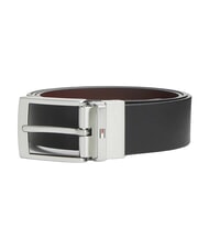 TOMMY HILFIGER ADAN Leather belt black - Belts - 8