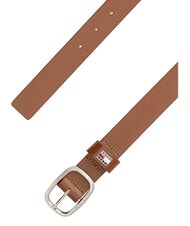 TOMMY HILFIGER TOMMY JEANS OVAL  Shortenable leather belt - Belts