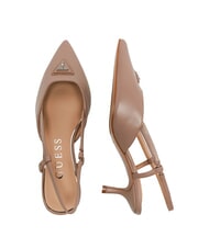 GUESS YANNO2 Leather d&eacute;collet&eacute; with 5.8 cm heel nude - Women&rsquo;s shoes - 3