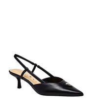 GUESS YANNO2 Leather d&eacute;collet&eacute; with 5.8 cm heel BLACK - Women&rsquo;s shoes - 2