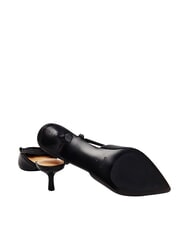 GUESS YANNO2 Leather d&eacute;collet&eacute; with 5.8 cm heel BLACK - Women&rsquo;s shoes - 4