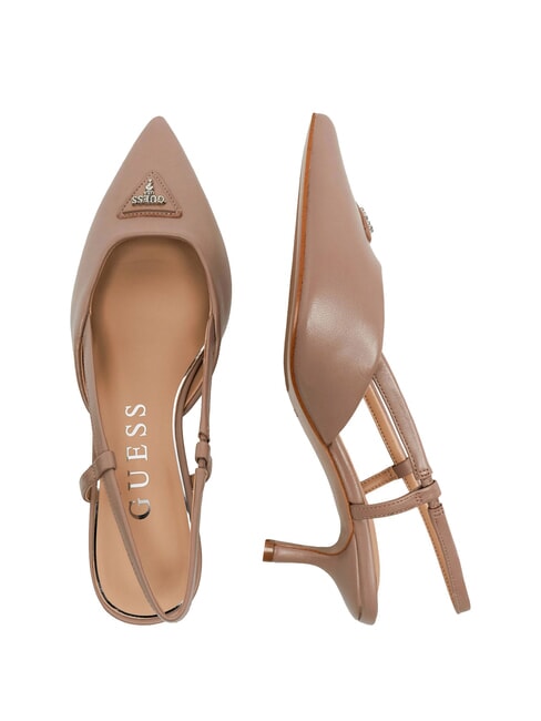 YANNO2 Leather d&eacute;collet&eacute; with 5.8 cm heel nude - Women&rsquo;s shoes