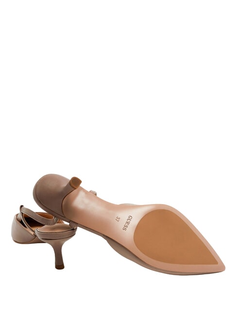 YANNO2 Leather d&eacute;collet&eacute; with 5.8 cm heel nude - Women&rsquo;s shoes