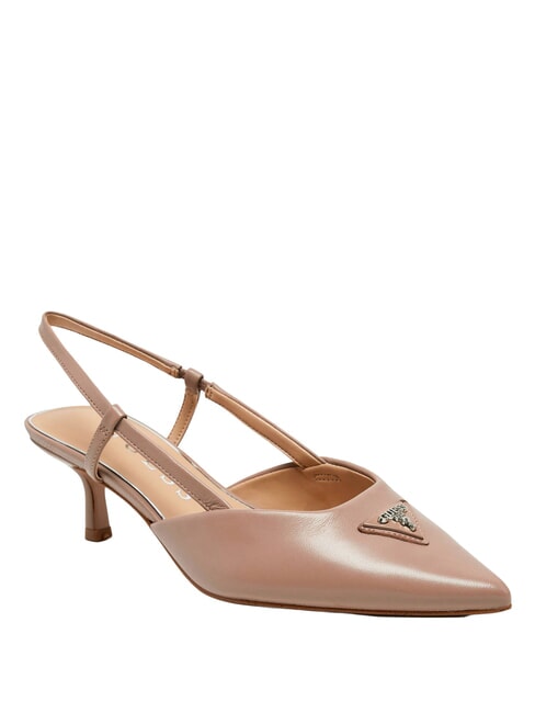 YANNO2 Leather d&eacute;collet&eacute; with 5.8 cm heel nude - Women&rsquo;s shoes