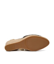 GUESS CHEYIN Espadrille sandals with 10 cm heel black natural - Women&rsquo;s shoes - 5