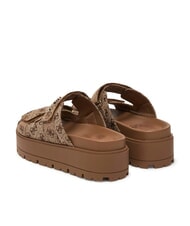 GUESS FAXON2 6.5 cm wedge sandals Beige / Brown - Women&rsquo;s shoes - 3