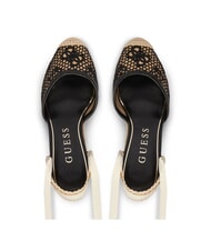 GUESS CHEYIN Espadrille sandals with 10 cm heel black natural - Women&rsquo;s shoes - 4