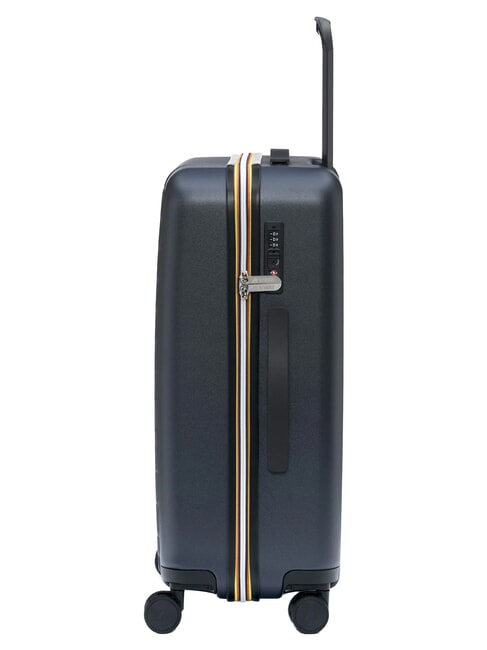 EUDOXIEUR LOGO Medium trolley, with K-Way monogram blue depth - Rigid Trolley Cases