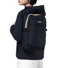 KWAY MID LAON Water-repellent nylon backpack blue depth - Backpacks & School and Leisure - 2
