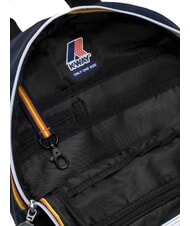 KWAY MID LAON Water-repellent nylon backpack blue depth - Backpacks & School and Leisure - 4
