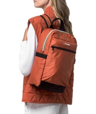 KWAY MID LAON Water-repellent nylon backpack orange brownish - Backpacks & School and Leisure - 2