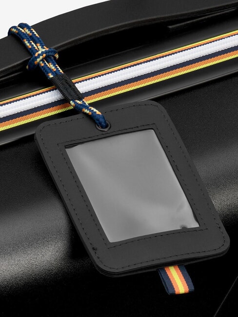 EUDOXIE LOGO Hand luggage trolley, with K-Way monogram black pure - Hand luggage