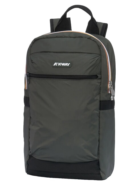 MID LAON Water-repellent nylon backpack green blackish - Backpacks & School and Leisure
