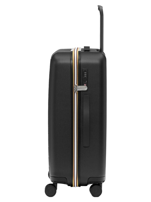 EUDOXIEUR LOGO Medium trolley, with K-Way monogram black pure - Rigid Trolley Cases