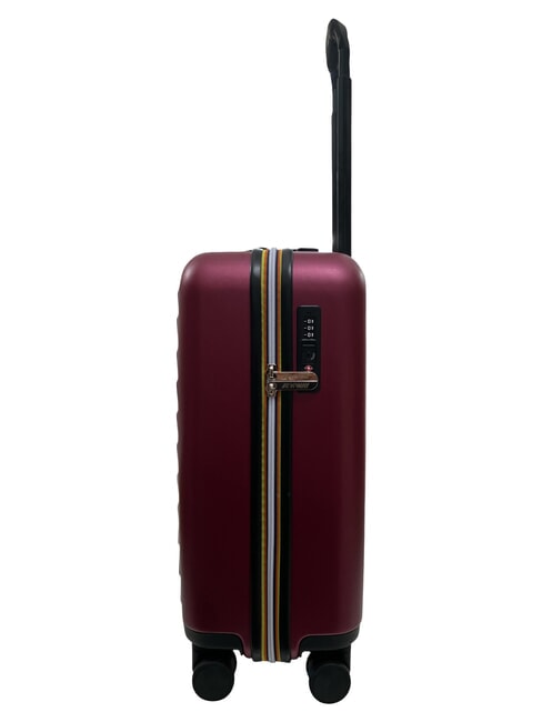 EUDOXIE LOGO Hand luggage trolley, with K-Way monogram red dk - Hand luggage