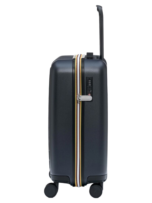 EUDOXIE LOGO Hand luggage trolley, with K-Way monogram blue depth - Hand luggage