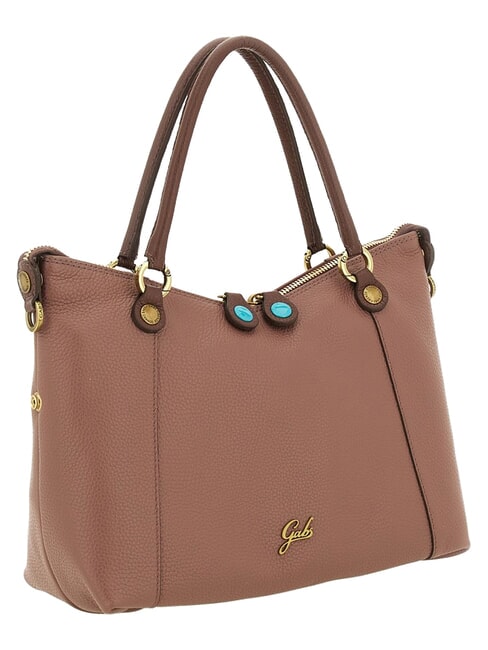 THAMARA PLUS Medium shoulder bag, in leather balsamic/sequoia - Women&rsquo;s Bags