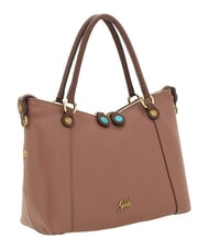 GABS THAMARA PLUS Medium shoulder bag, in leather balsamic/sequoia - Women&rsquo;s Bags - 3
