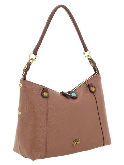 THAMARA PLUS Medium shoulder bag, in leather balsamic/sequoia - Women&rsquo;s Bags