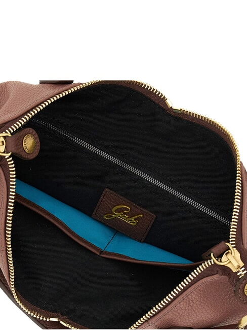 THAMARA PLUS Medium shoulder bag, in leather balsamic/sequoia - Women&rsquo;s Bags