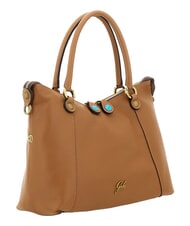 GABS THAMARA PLUS Medium shoulder bag, in leather lion/chamois - Women&rsquo;s Bags - 3