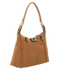 GABS THAMARA PLUS Medium shoulder bag, in leather lion/chamois - Women&rsquo;s Bags - 4