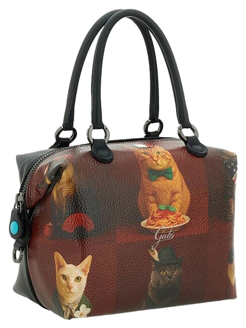 G3 PLUS Medium shopping bag, convertible worldwide cats red - Women&rsquo;s Bags