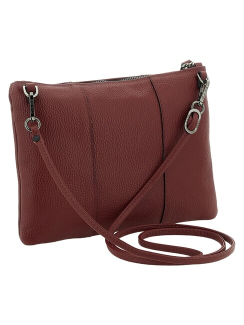 BEYONCE Medium leather clutch bag with shoulder strap cardinal - Women&rsquo;s Bags