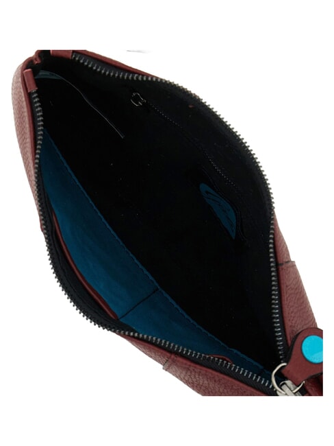 BEYONCE Medium leather clutch bag with shoulder strap cardinal - Women&rsquo;s Bags