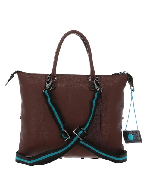 G3 PLUS Medium shopping bag, convertible dark leather - Women&rsquo;s Bags