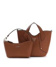 GUESS DARCY Handbag with shoulder strap COGNAC - Women&rsquo;s Bags - 3